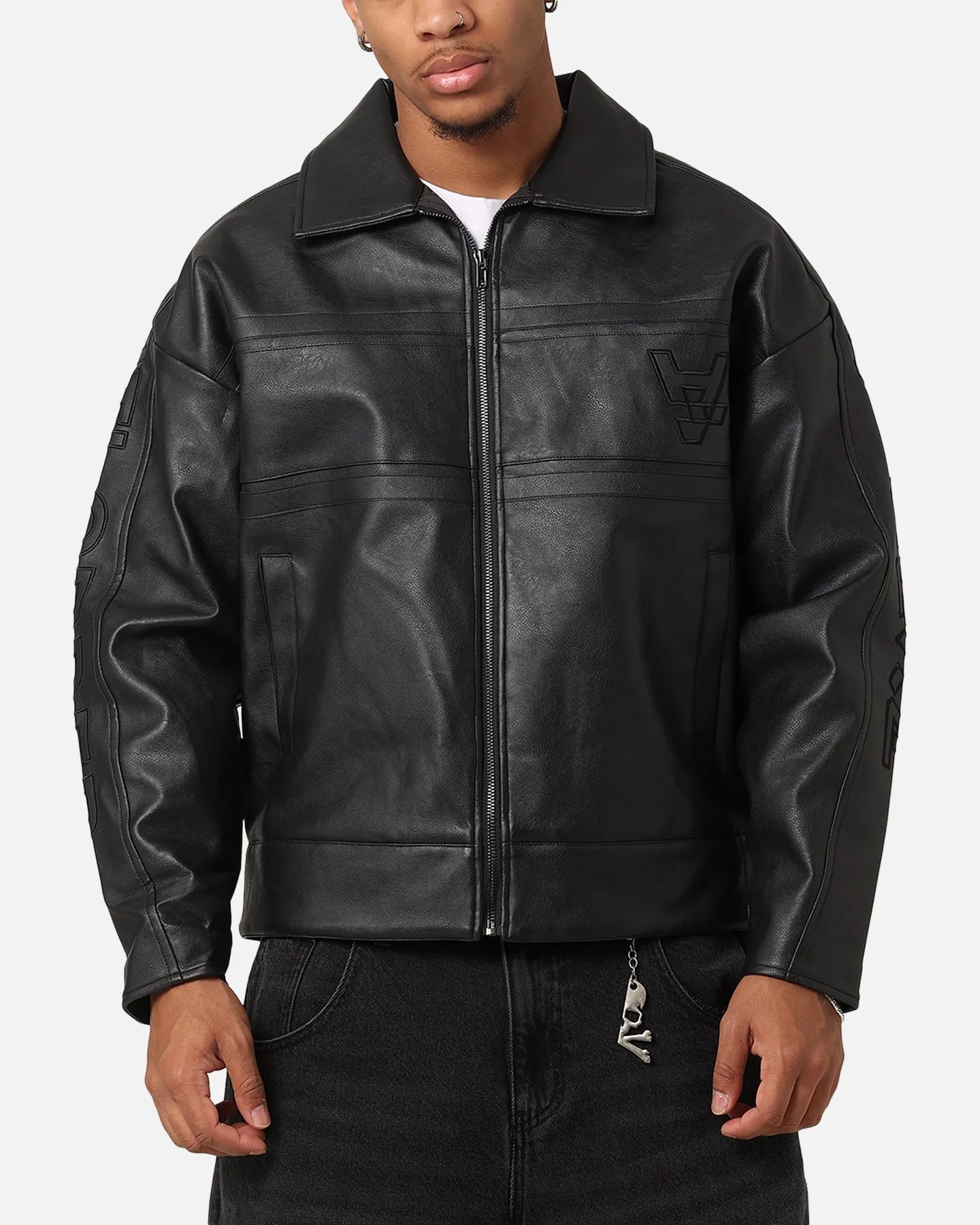 The Anti Order Oversized Motor Jacket Black