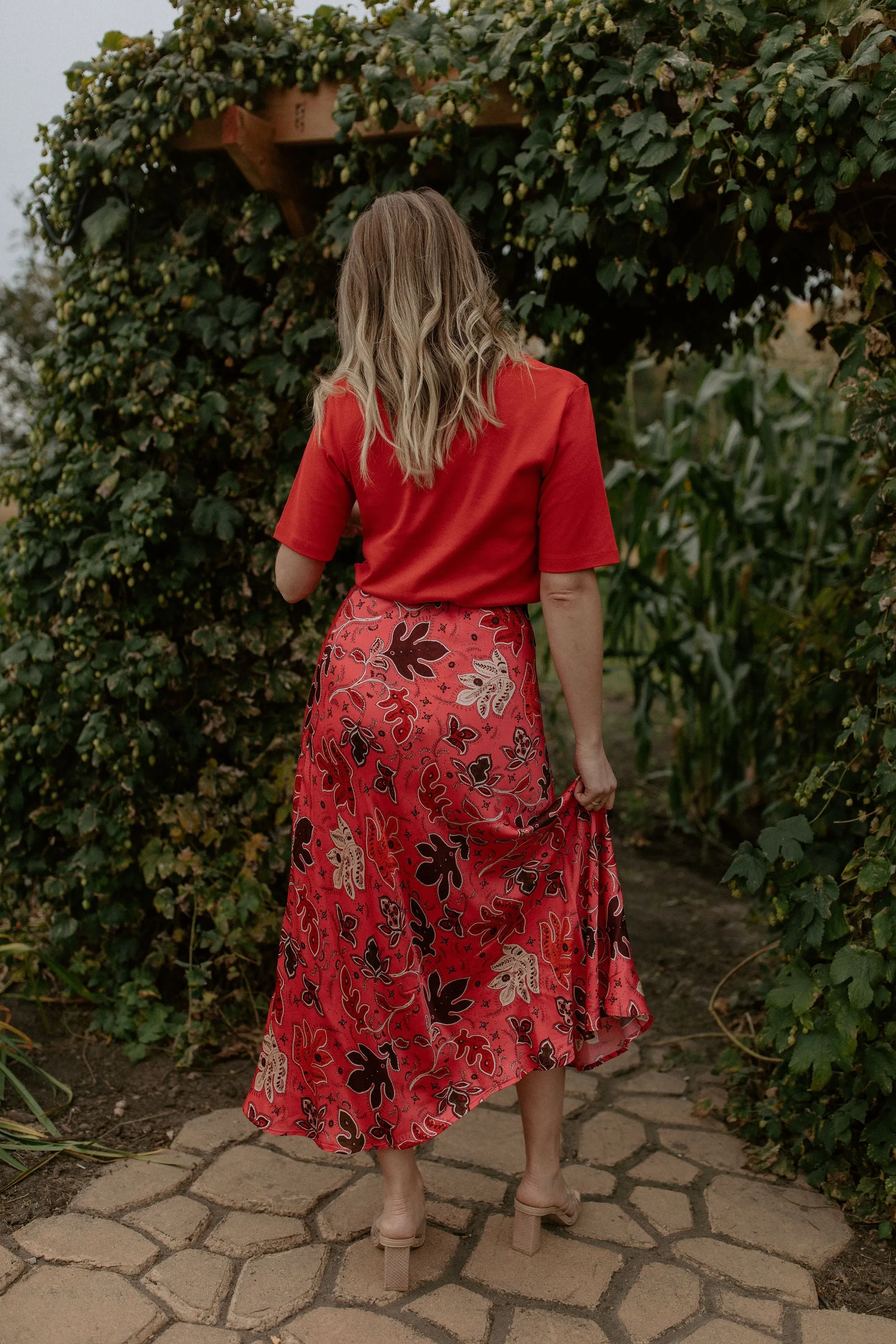 The Rin Skirt by Part Two - Calypso Coral