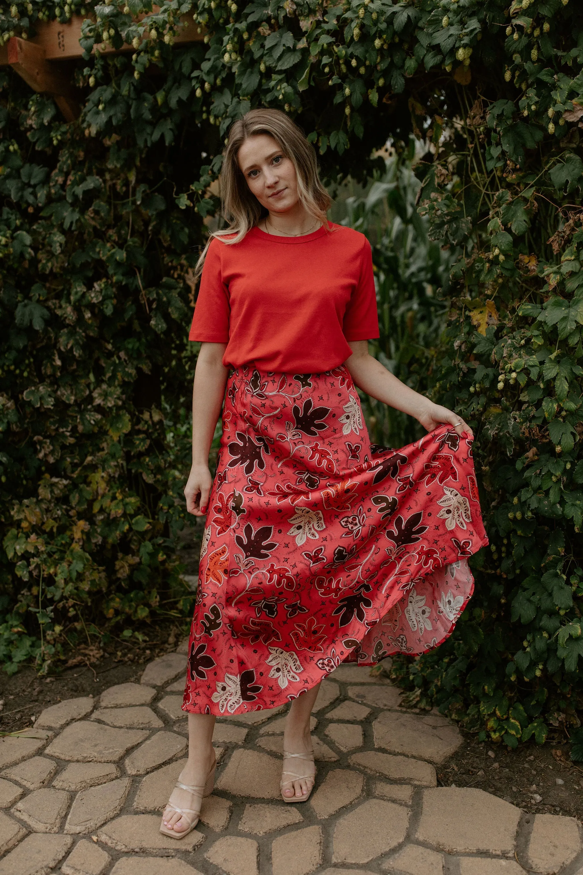 The Rin Skirt by Part Two - Calypso Coral