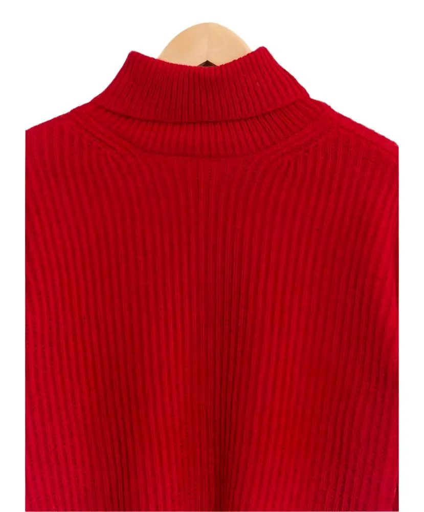 Tiff Crop Turtleneck Sweater