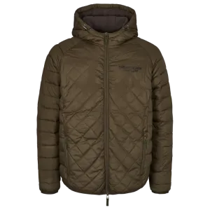 Twelve Sixteen Quilted hoodie Jacket Olive