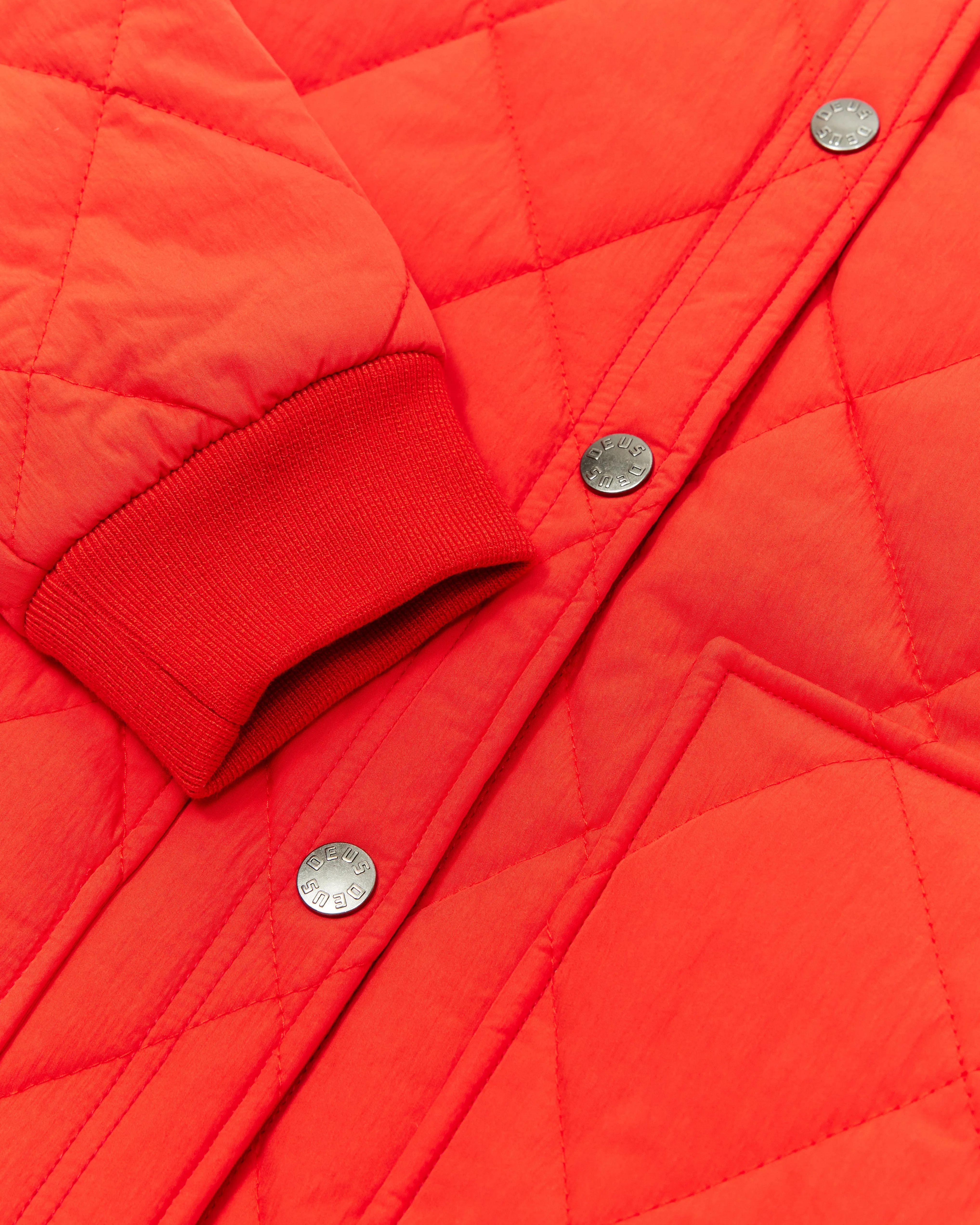 Wisdom Quilted Jacket - Valiant Red