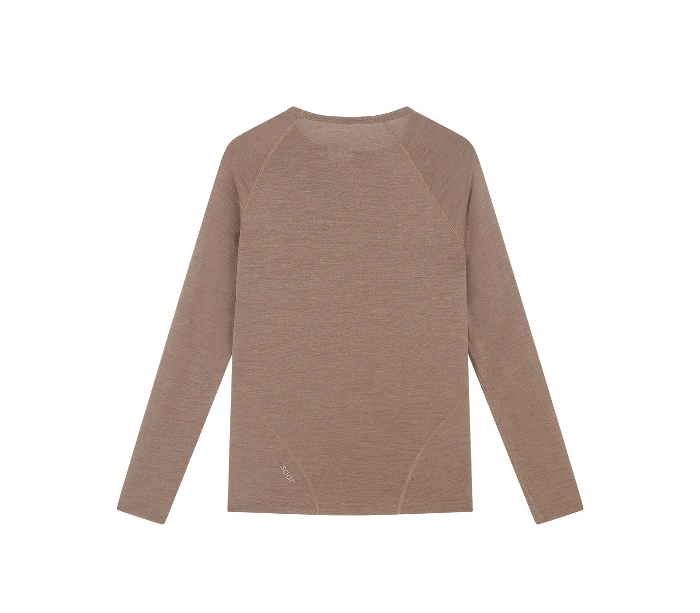 Women's L/S Merino & Silk Base Layer | Deep Taupe